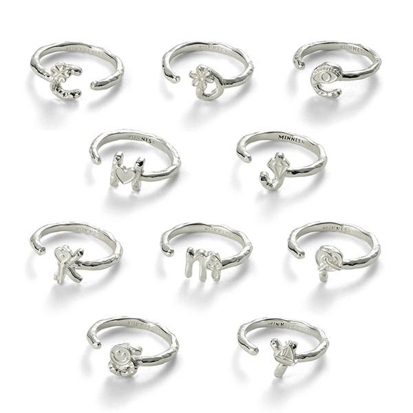 [925SILVER] AZ RING - SILVER
