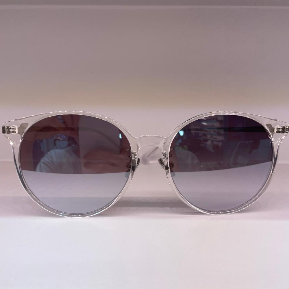 시나앤소모 선글라스 투명 뿔테 가벼운 선글라스 미러렌즈 오버핏 선글라스 남녀공용 855