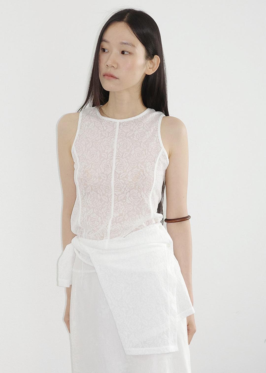 [ 바로배송 ] FLOR TOP [WHITE]