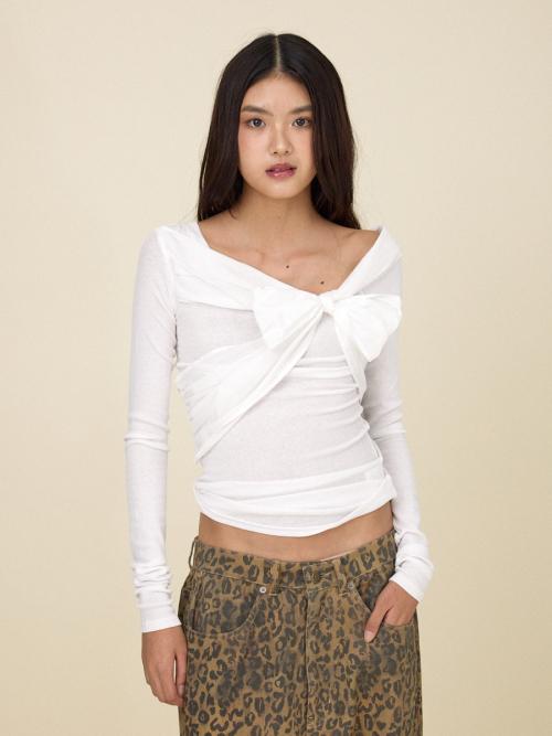 LOREN BOW LONG SLEEVE (WHITE)