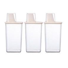 제오닉 가루 소분 세제통 1500ml + 라벨지