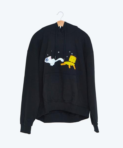 스즈메의 문단속 다이진 부클  후드 티셔츠