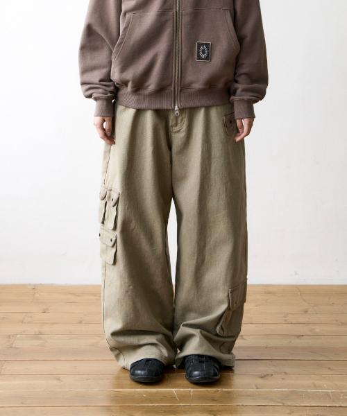 TCM multi cargo pants (beige)
