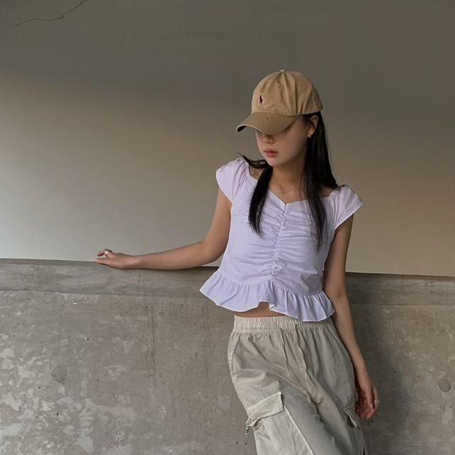 프릴 나시 블라우스 4컬러