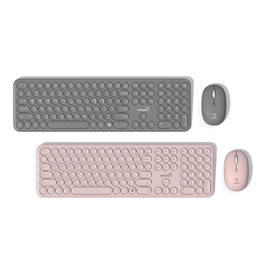로이체 펜타그래프 슬림 저소음 무선 키보드 마우스 세트 콤보 RMK-5600