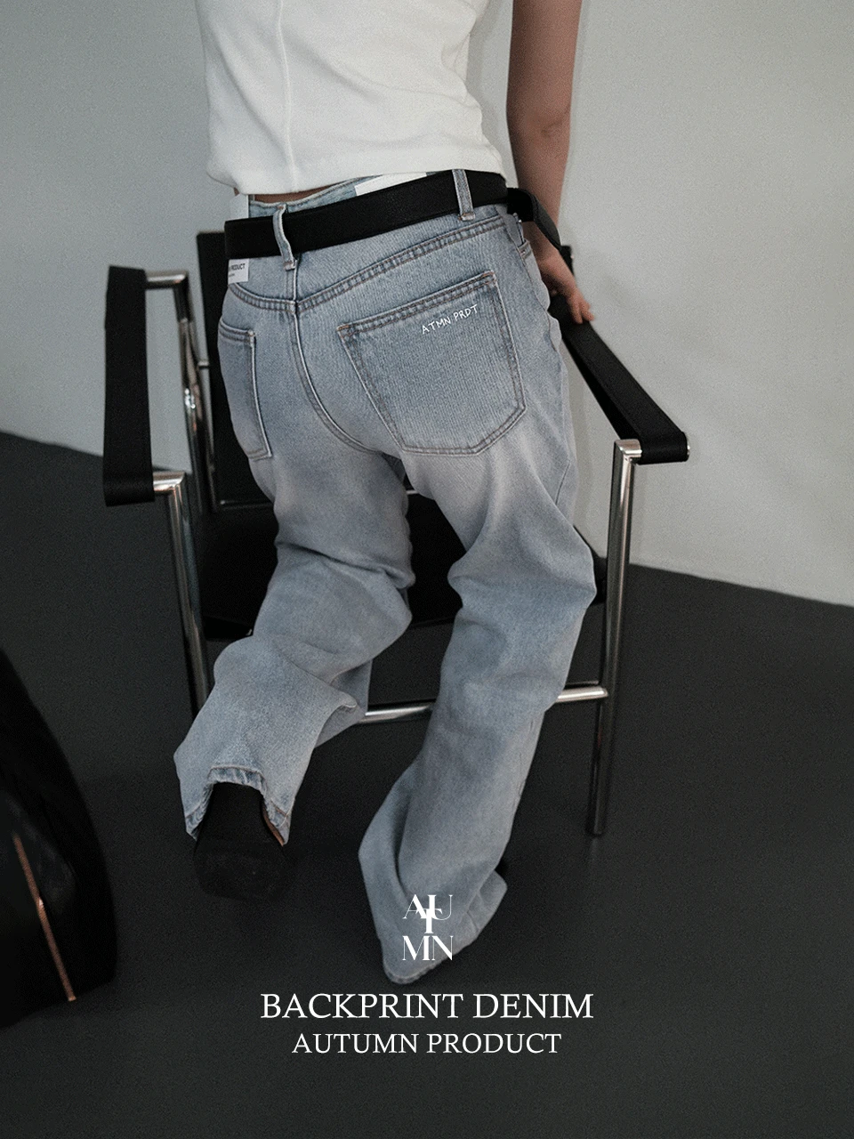 [made]백프린팅데님