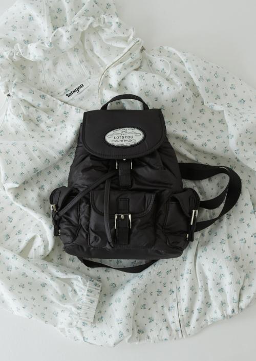 Nostalgia chubby Backpack Black