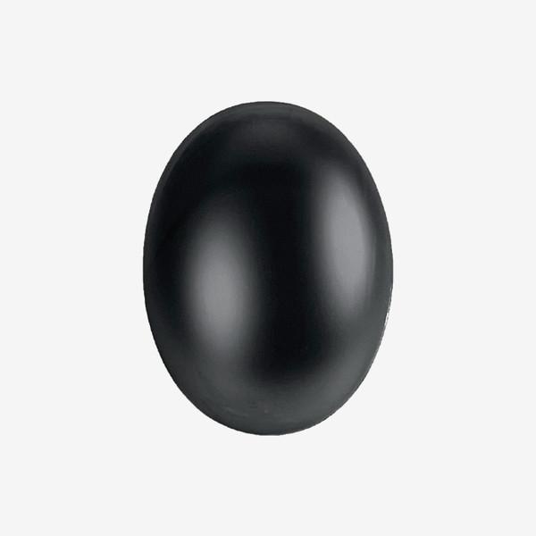 kitsch_kickkey | (Black) Glossy - Metal (O) Griptok (에폭시 그립톡)