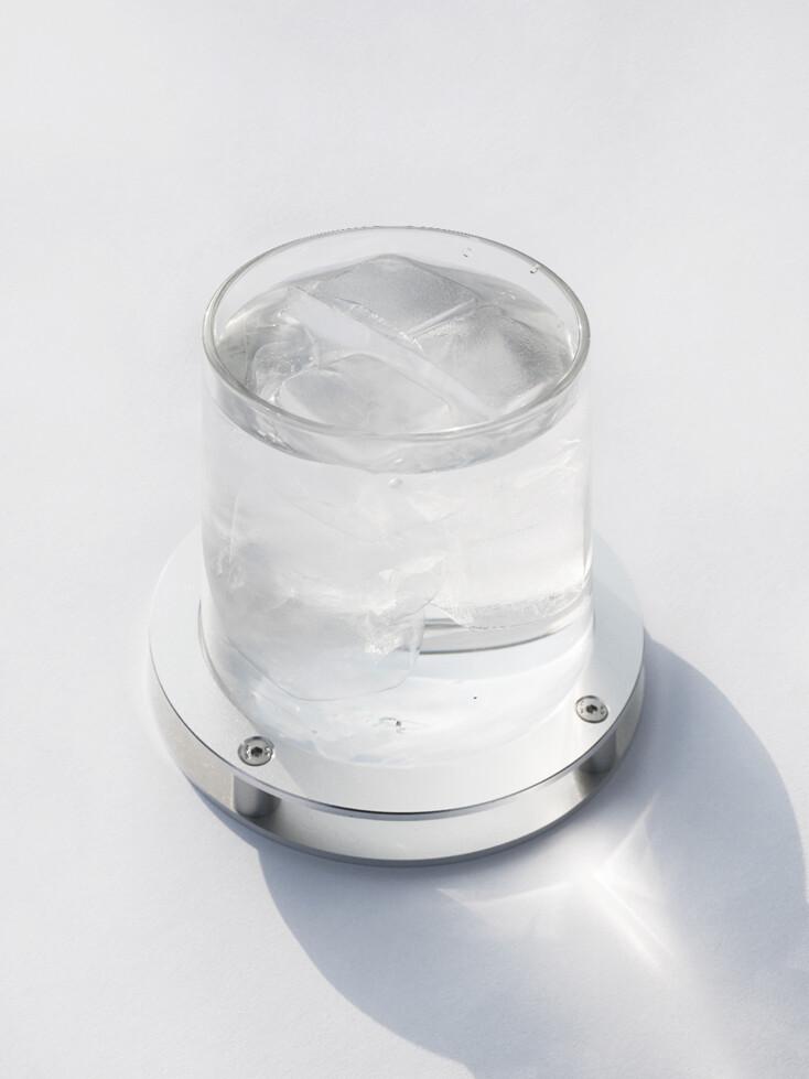 Lid. coaster & cup cover - 유리컵 추가