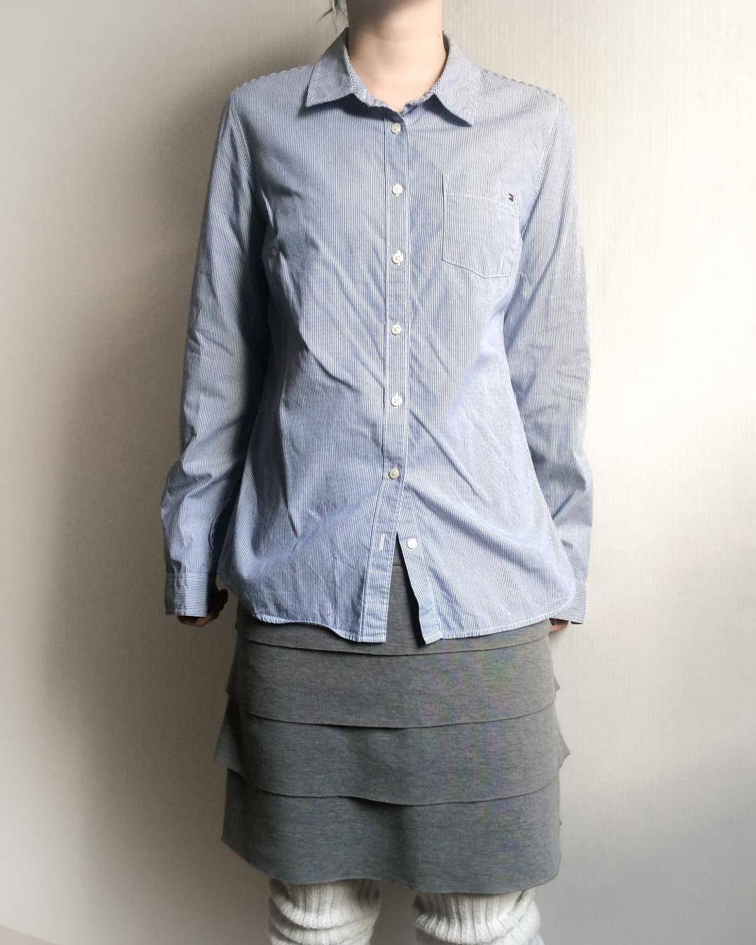 Tommy Hilfiger stripe pattern shirt | 후루츠패밀리
