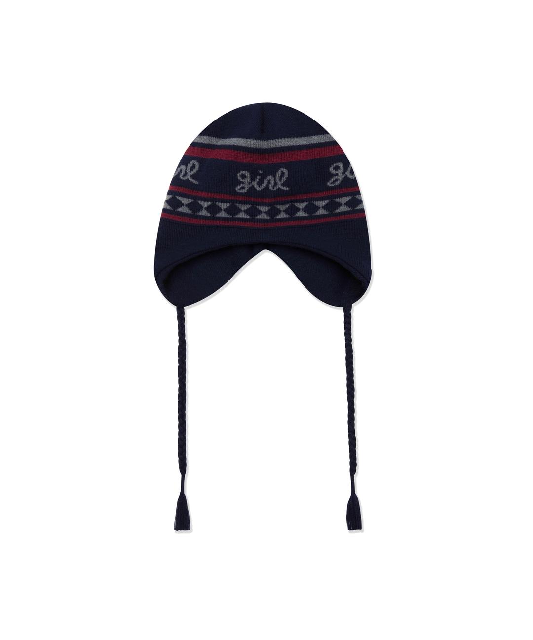 JQD WARM UP EARFLAP BEANIE navy