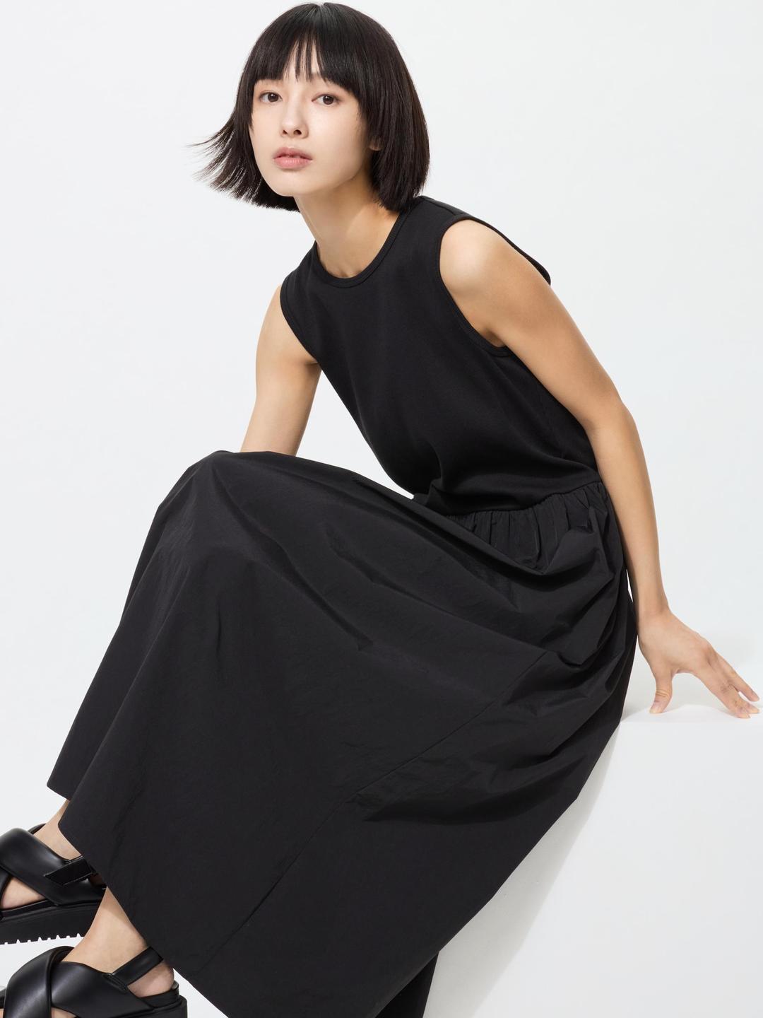 콤비네이션원피스(슬리브리스)