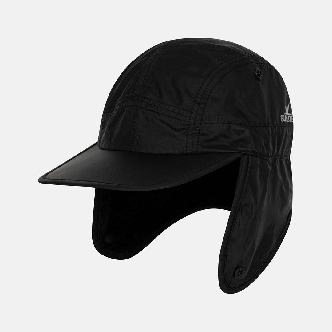 Thermal Earflap Cap Black