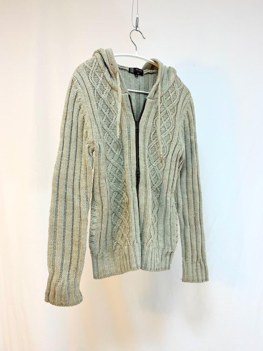 Michel klein knit zip up   Ivo