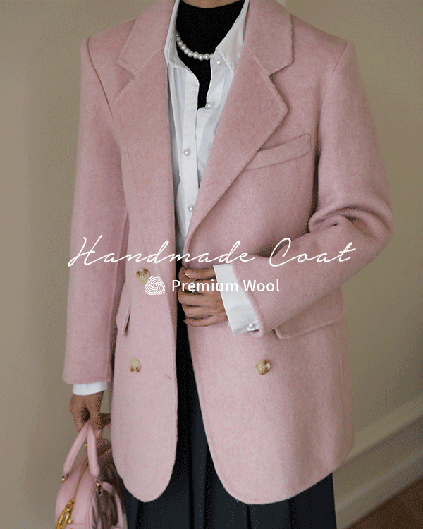 [양모90%]리즈닝 핸드메이드 울 자켓