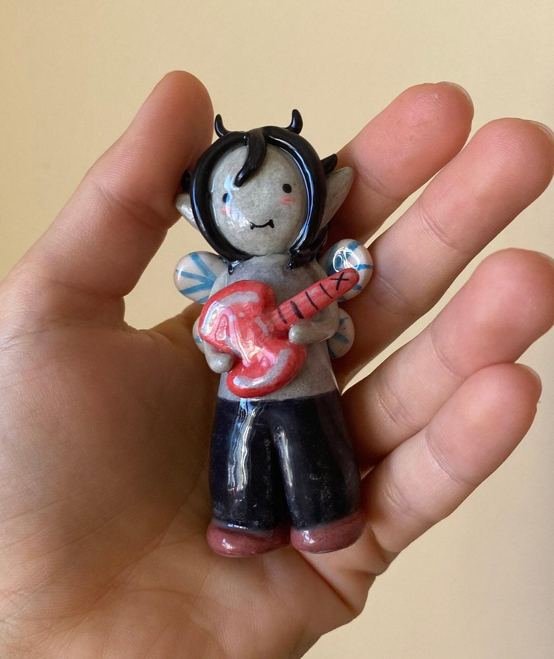 Marceline Adventure Time Figurine adventure time trinket Handmade Collectible with ceramic adventure time sculpture adventure time gift
