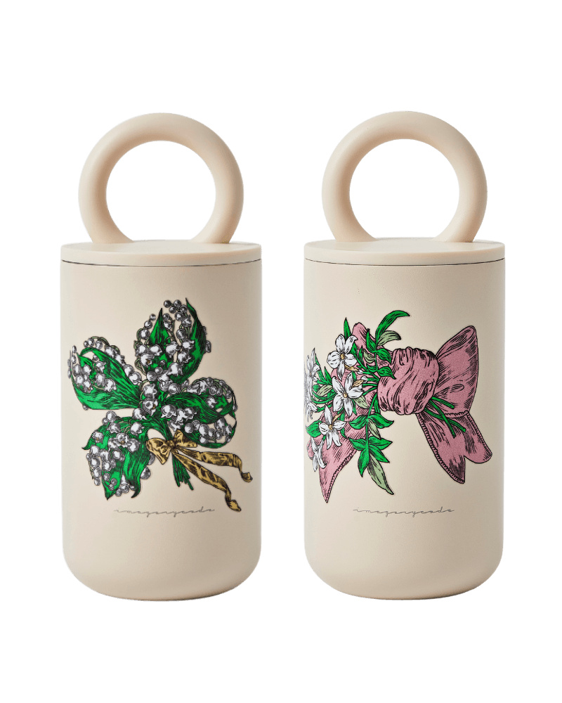 (보냉 텀블러) 리본 & 클로버