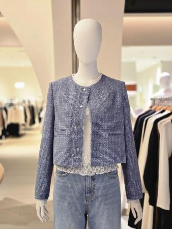 이런 상품 어때요? 온앤온  라운드넥 태슬 트위드 자켓 NJW6MJ332