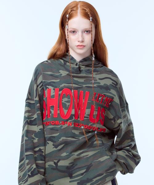 SH SHOW US HOODIE(KHAKI)