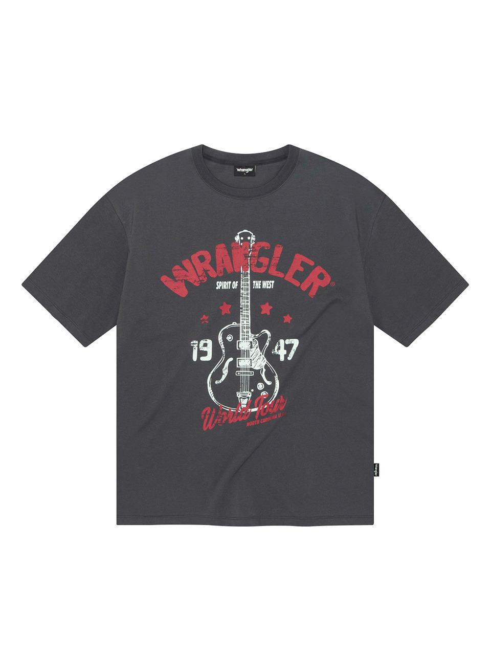[주말특가]Guitar Tour T-Shirt Charcoal