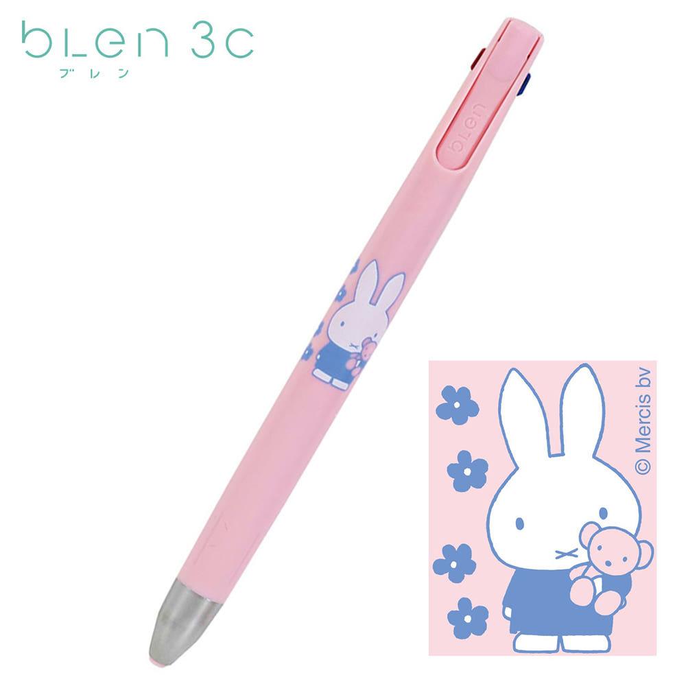 제브라 블렌3C 3색 볼펜 미피 핑크 0.5mm
