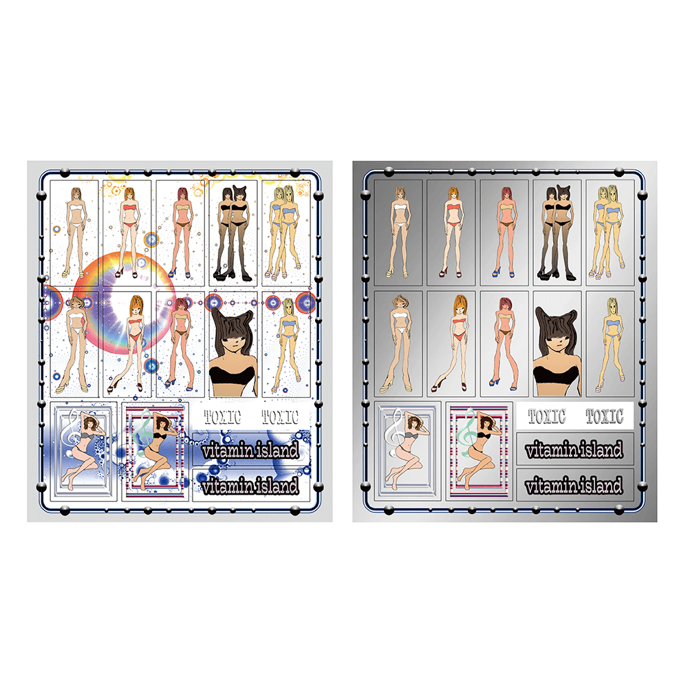 [niptong] 비키니걸 스티커