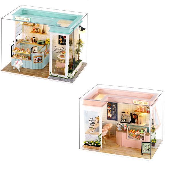 DIY 미니어처 하우스 만들기 썬샤인 스마일카페 한글판