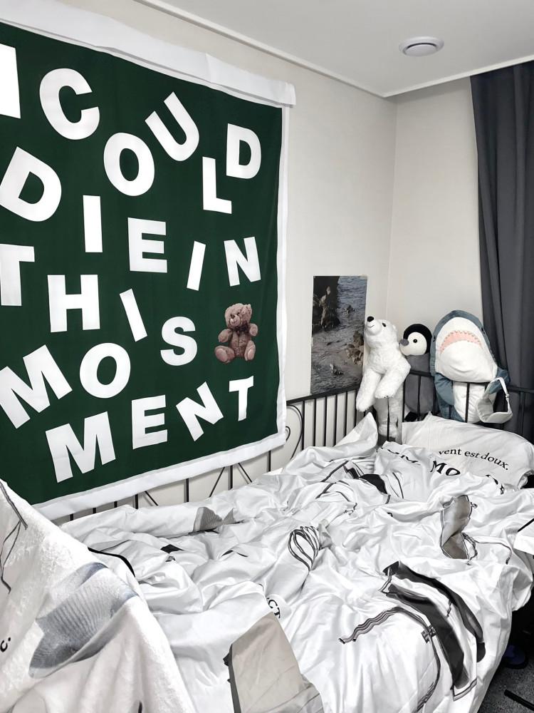 핏앤핏 봄 여름 사계절 면 40수 이불 베개 커버 세트 (3종) 싱글 퀸 킹 사이즈 가구ver