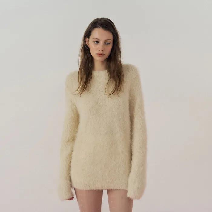 [3rd] Lilly Brushed Knit Sweater_Cream