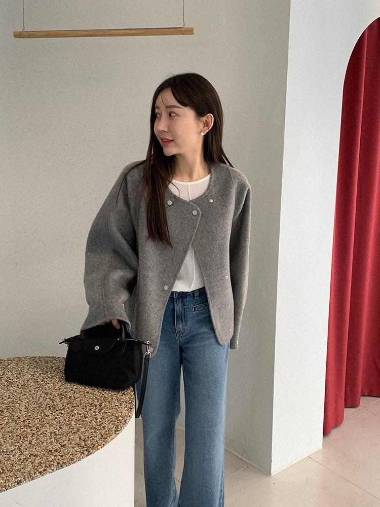 [handmade] 루시 더블 핸드메이드 자켓