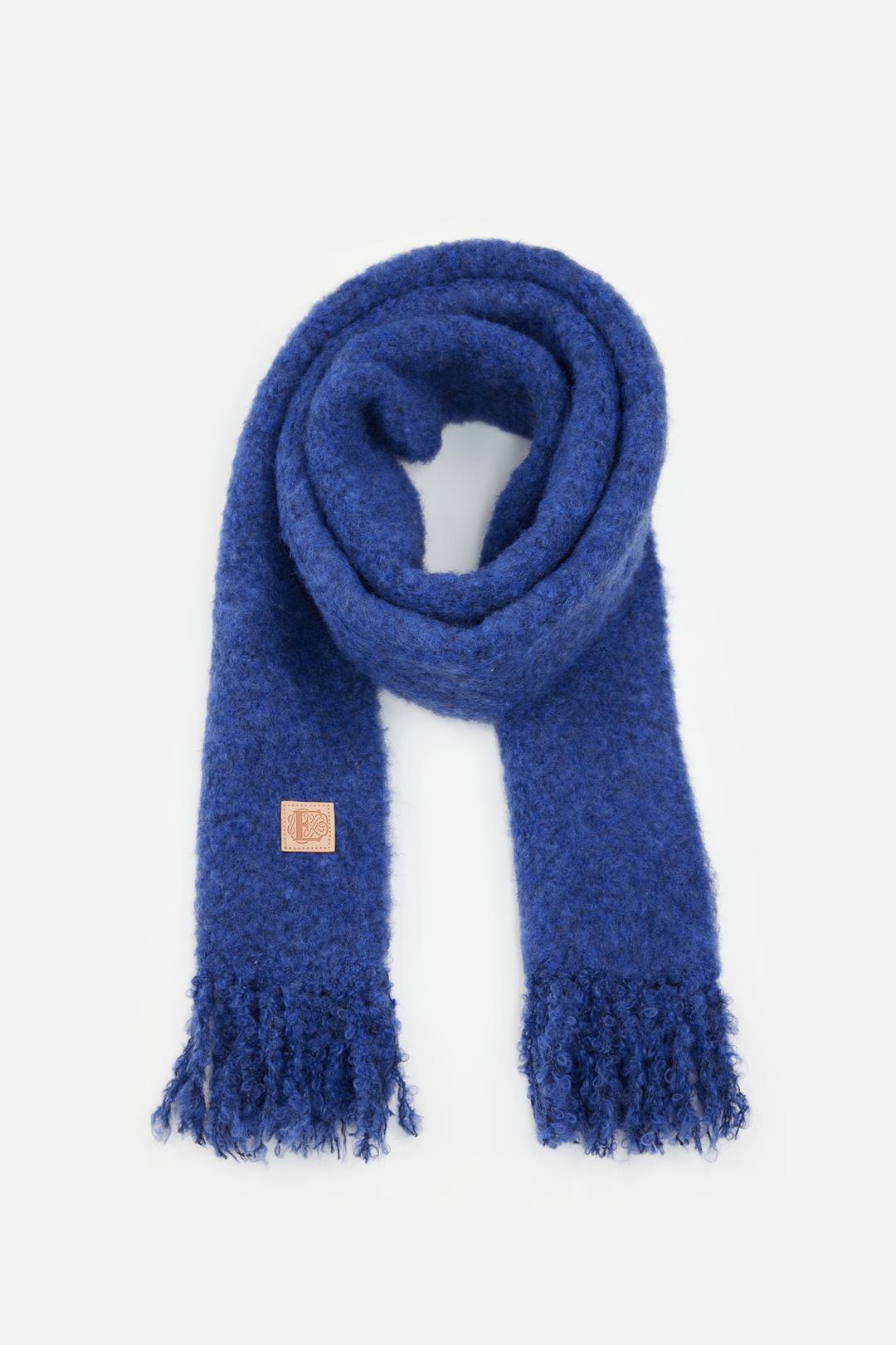 MIO BOHEMIAN WOOL MUFFLER (BLUE)
