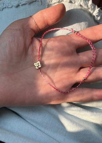 [ Silk ver ] 14K The Love or Lucky Link Charm Bracelet