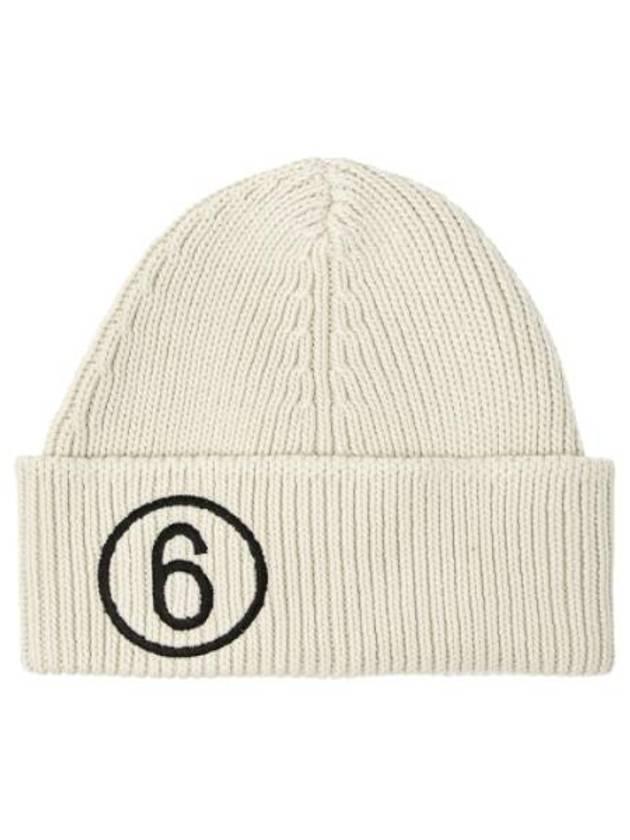 22FW MM6 메종마르지엘라 익스클루시브 오프화이트 6로고 비니 S52TC0034 S17380 102   |   발란코드 [20801405]