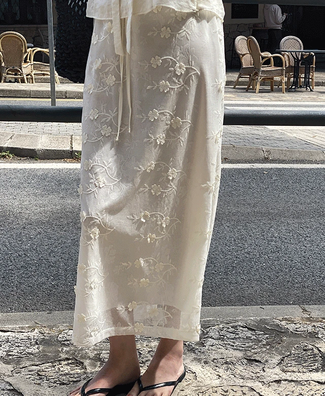 플로리다 플라워 스트링 스커트 (*7일 소요)