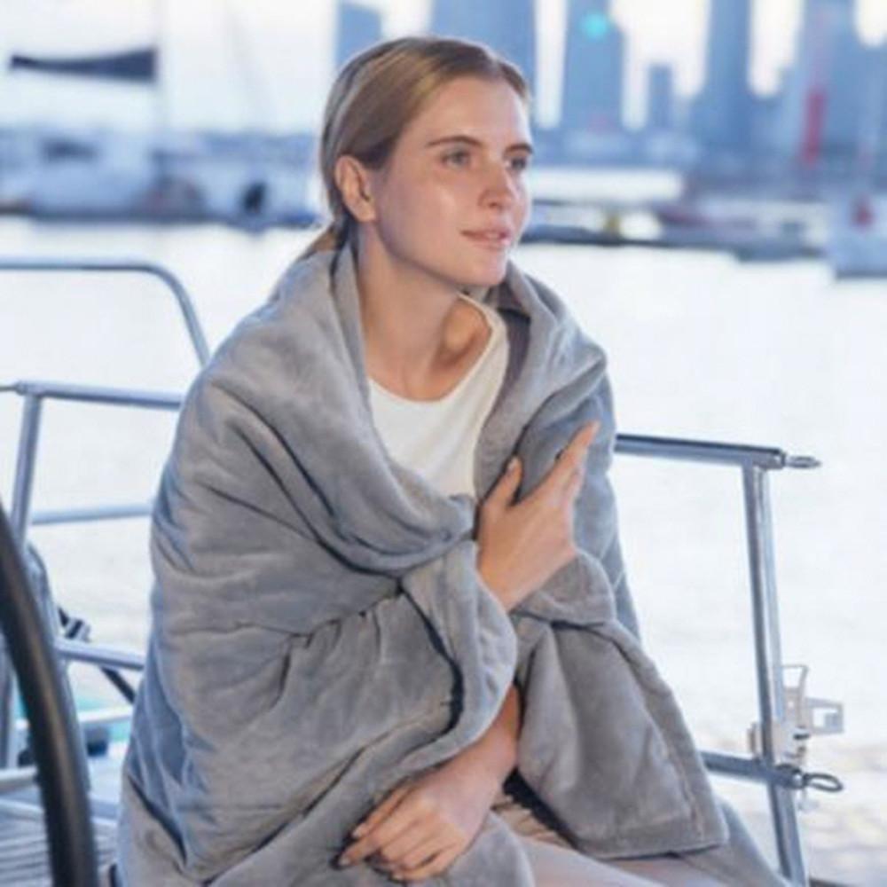 샤오미 QINDAO 빨아쓰는 1인용 전기이불 사무실 무릎전기담요 휴대용 캠핑용전기매트 KL304 110X60