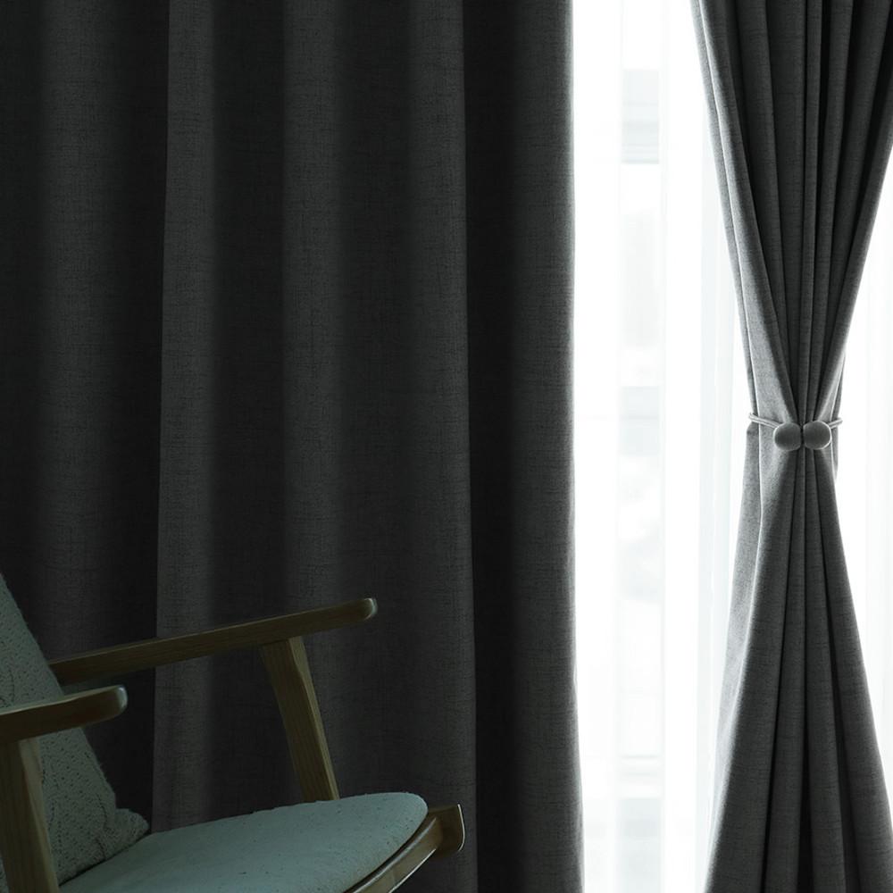 데코지오 쉐도우 100% 거실 암막커튼 아일렛 270x160