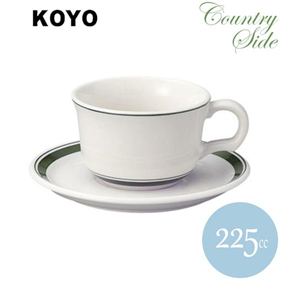 KOYO 컨트리사이드 커피잔 그린 225ml