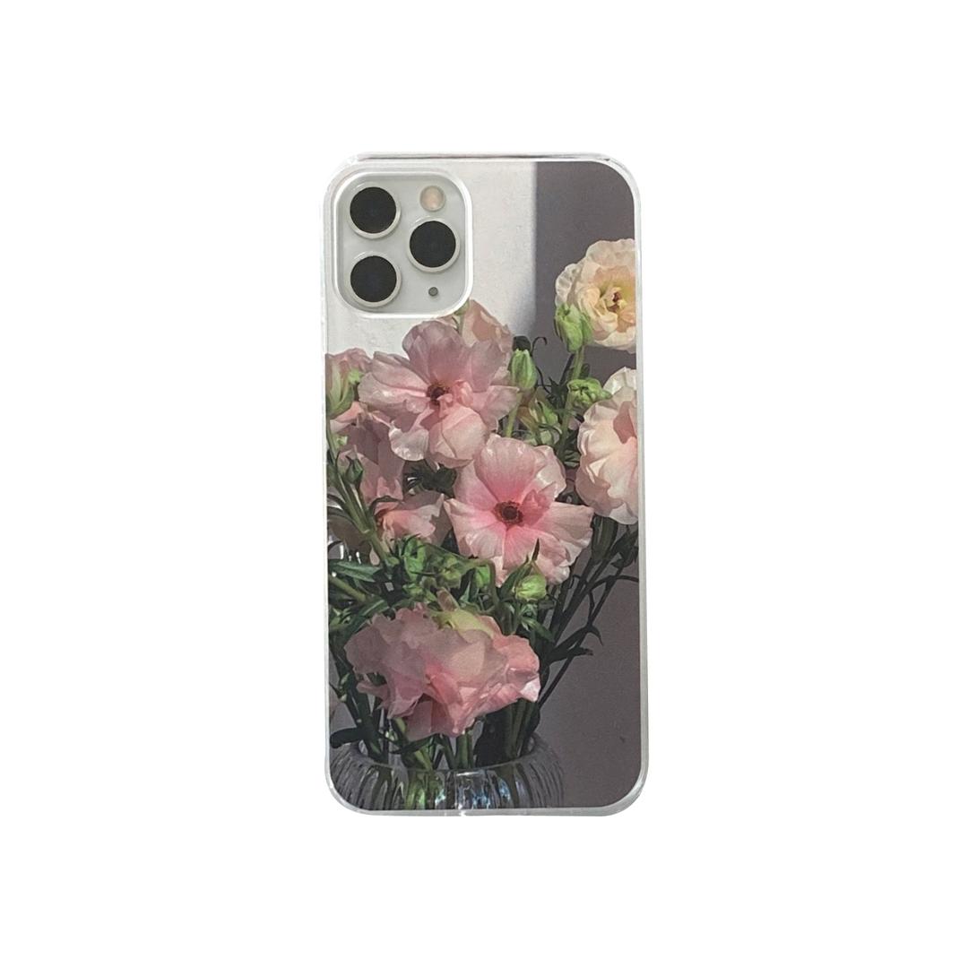 [jellhard case] pink flowers