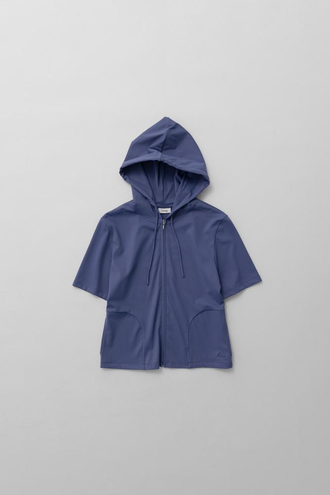 a track hoodie (light blue)