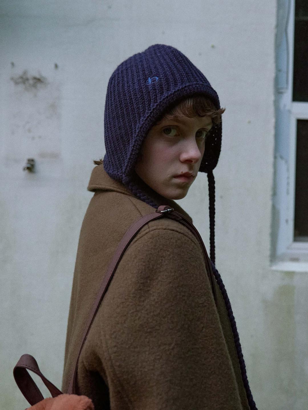 베이직 이어 머프 비니 (Navy)