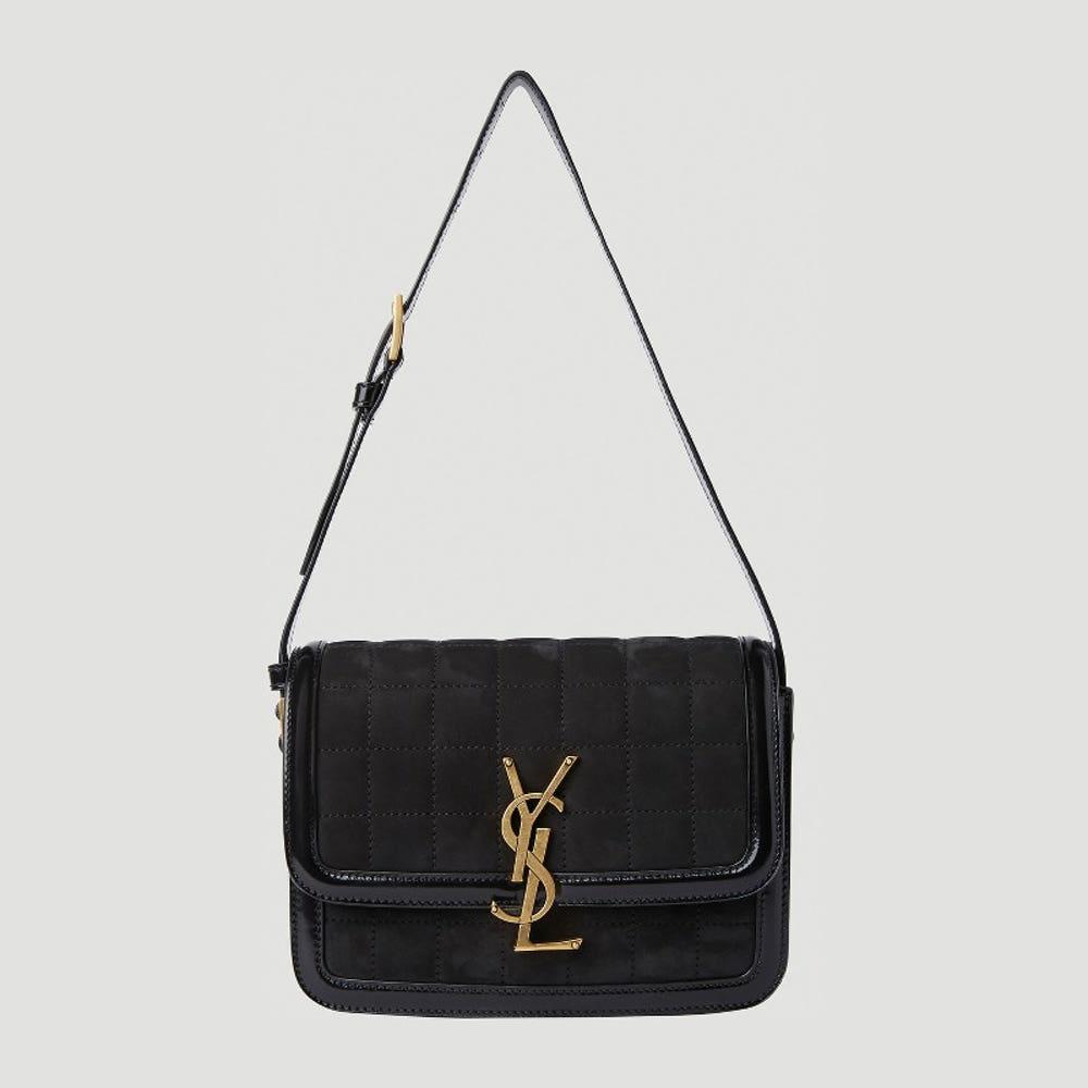 생로랑 로고 플라크 퀼팅 숄더백 739139 AABR9 1000