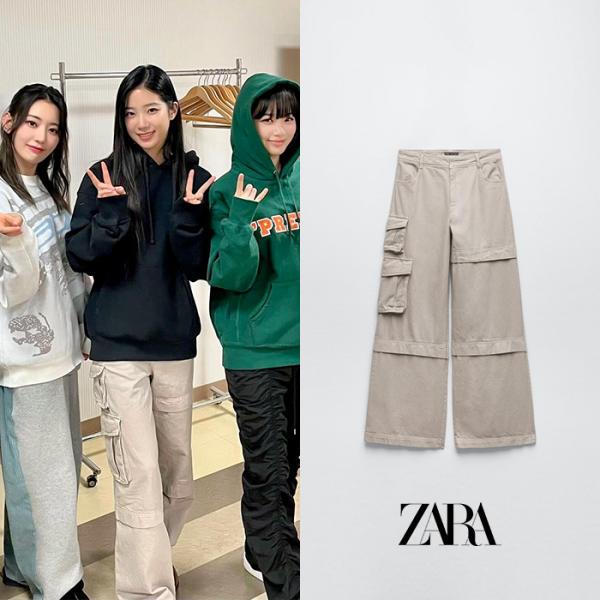 ZARA 자라 FULL LENGTH 카고 팬츠 6929 400 (카즈하 착용)