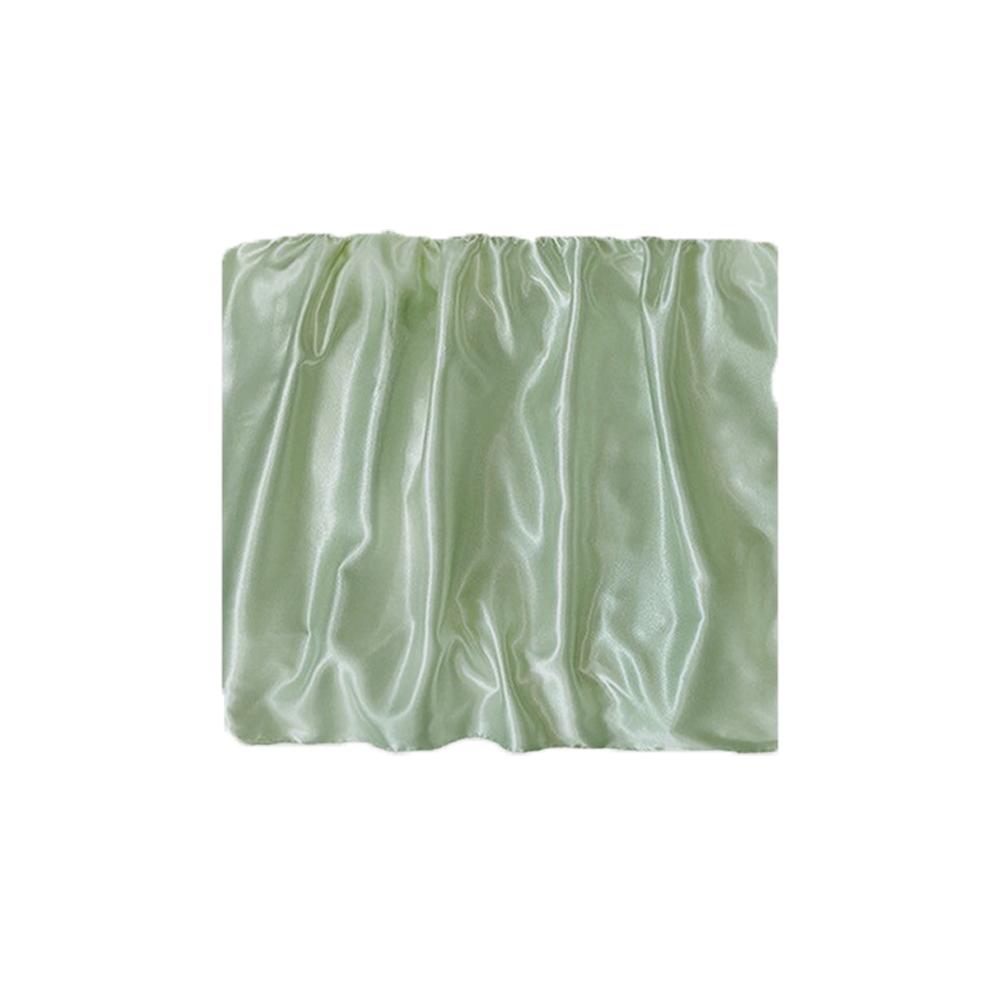 Royal Green 새틴 베드스커트