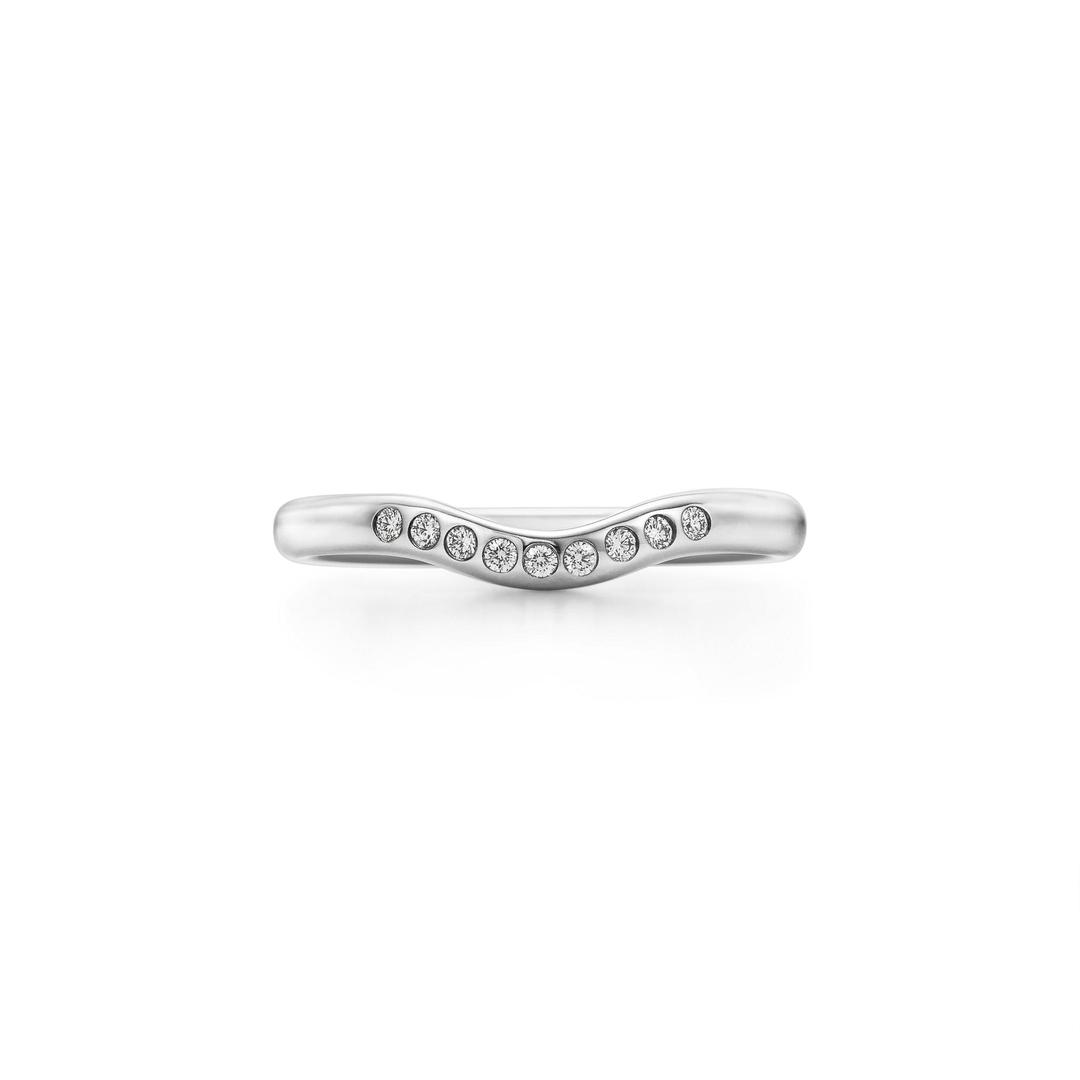EP Band Rings 엘사 퍼레티™ 웨딩 밴드 링 플래티늄 | Tiffany & Co.