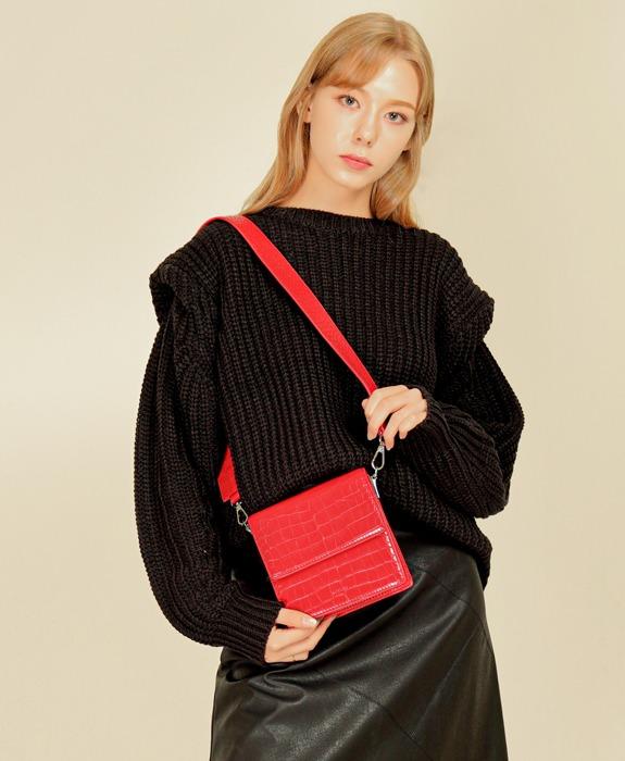 [록체] Claire Mini Bag Red