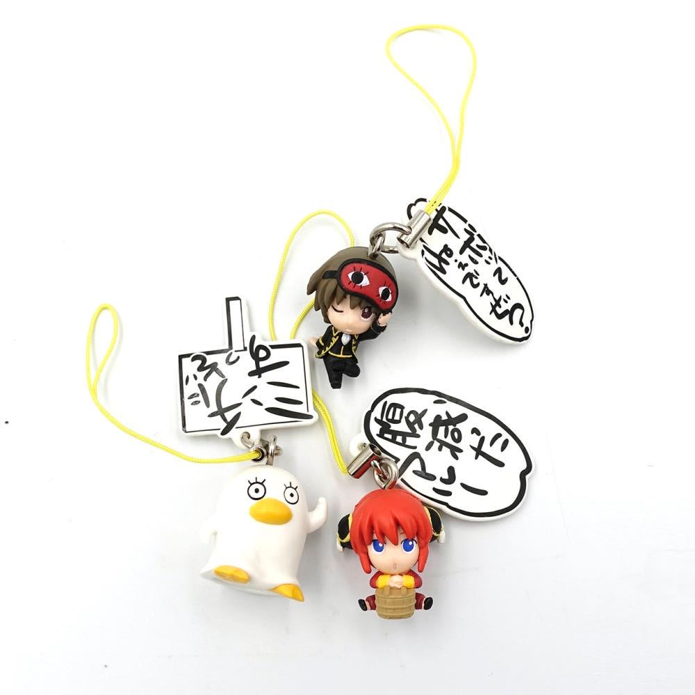 은혼 명대사 피규어 키링 3종 세트
