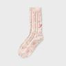 RIBBON GIRL boucle embroidery wool nep pink
