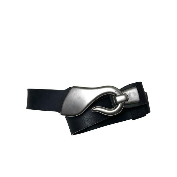 Vintage Horseshoe Buckle Leather Belt