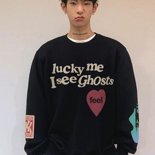 RRR123 X CPFM 라운드넥 스웨트 맨투맨 셔츠