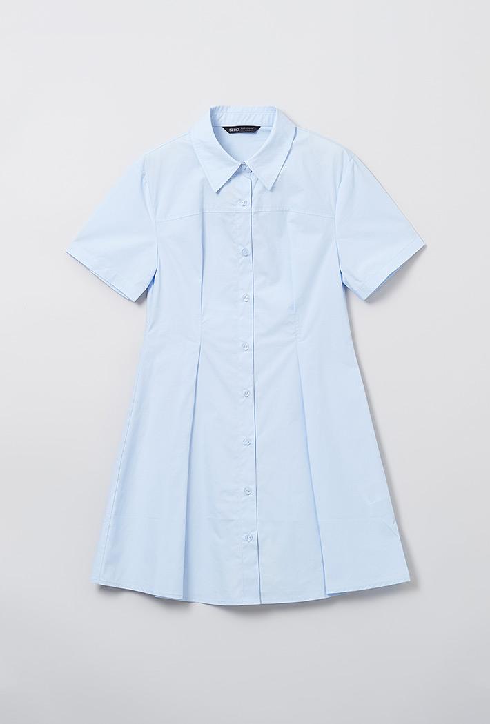 핀턱 셔츠 원피스_SPOWE37W11